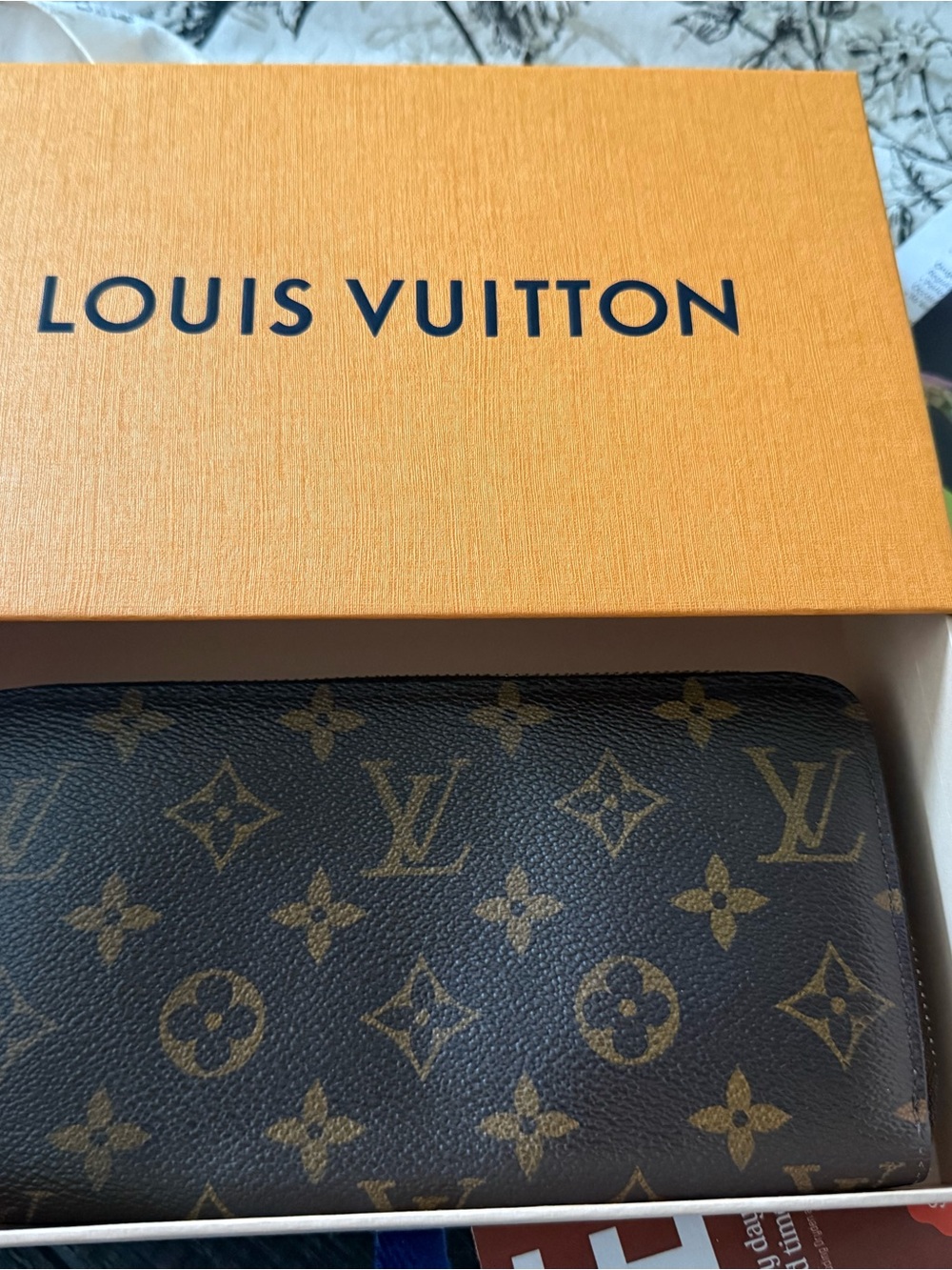 Louis Vuitton Monogram Canvas Brown Long Wallet